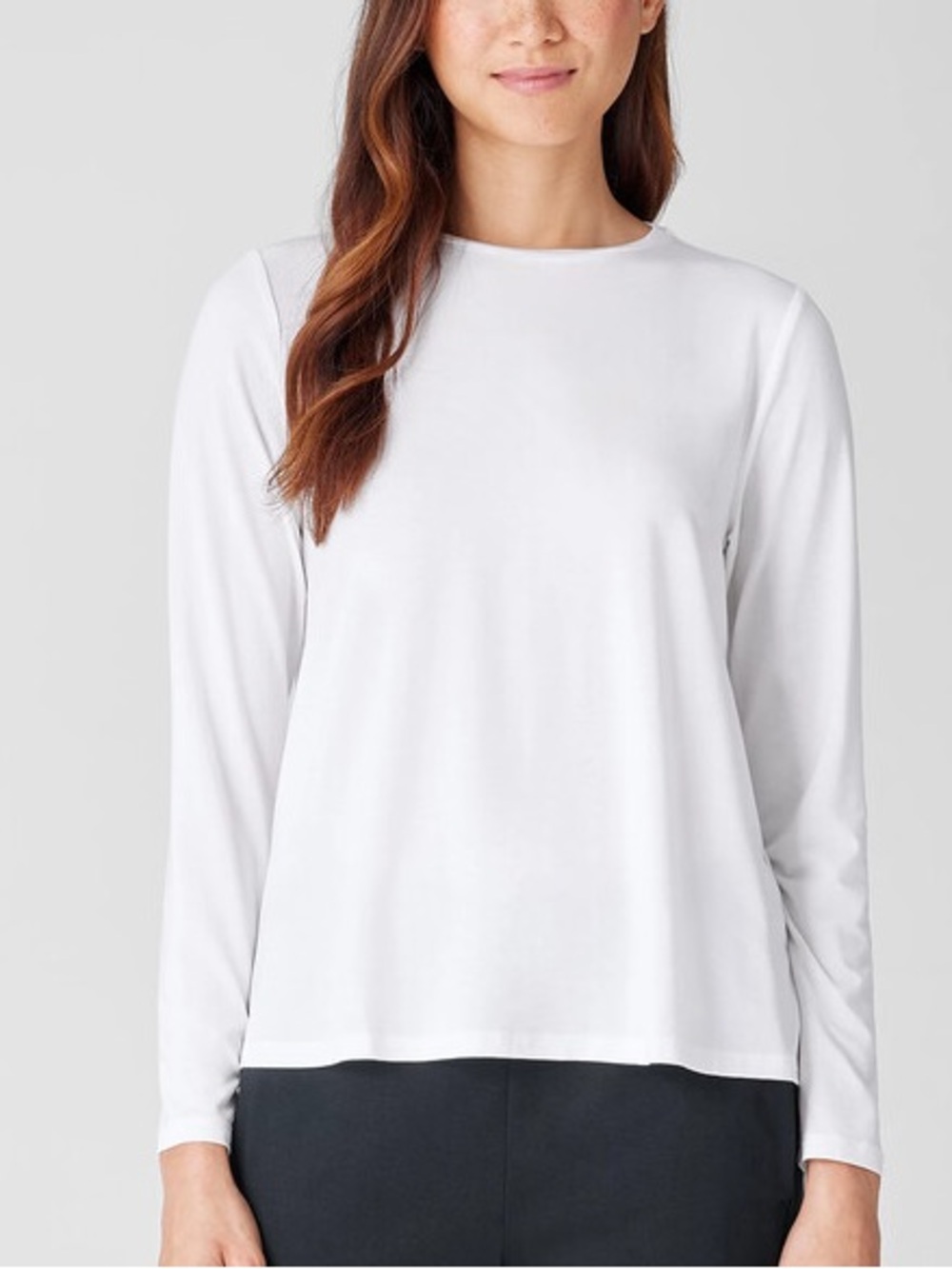 Eileen Fisher Fine Jersey Crew Neck Top size 3X